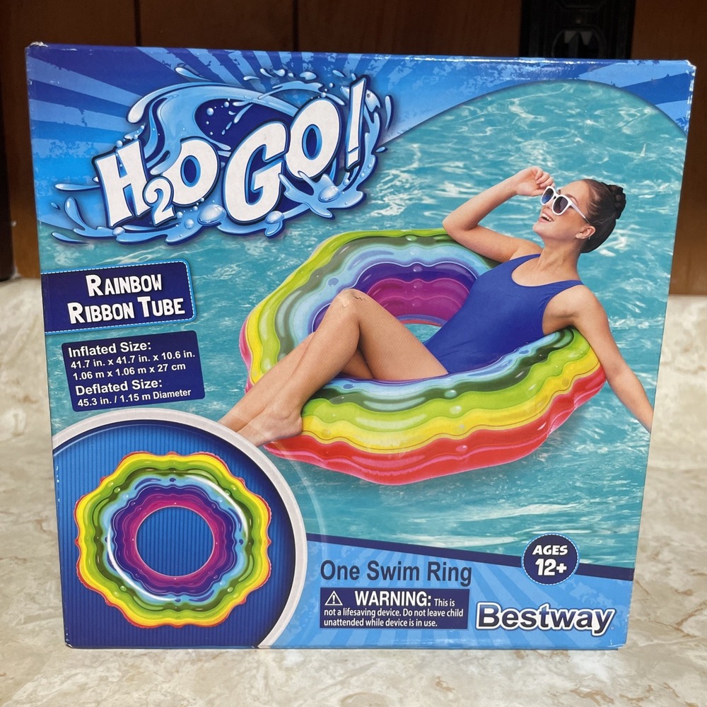 H2O GO! Rainbow Ribbon Tube 41.7 in x‎ 41.7 in x 10.6 in